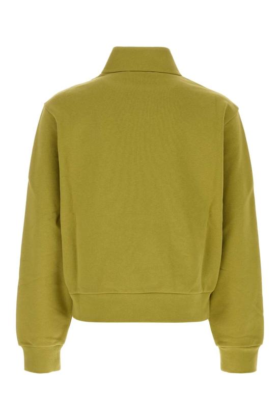 26FW 몽클레어 하프 지퍼 스웨트셔츠 L20918G00059899V4 83L GREEN - MONCLER