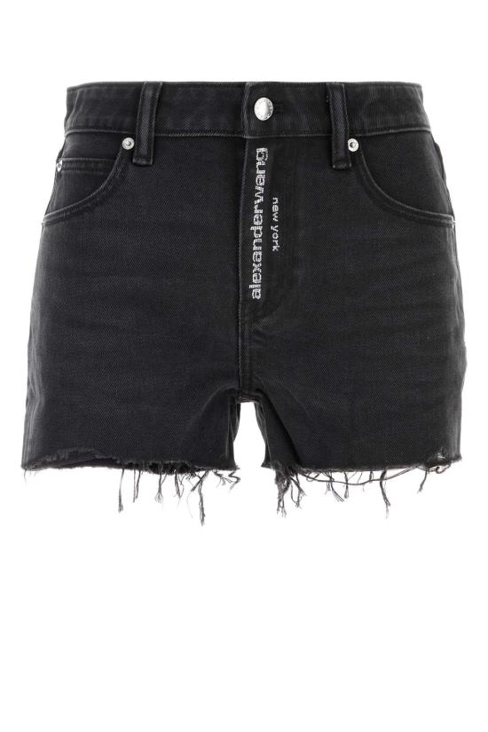 26FW 알렉산더 왕 데님 숏팬츠 4DC4264407 020A BLACK
