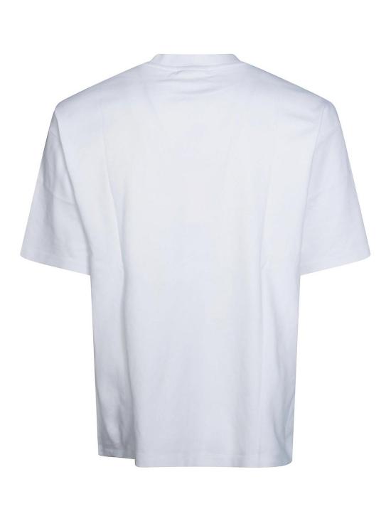 26FW 드롤드무슈 반팔 티셔츠 PERMTS202CO002OPW WHITE - DROLE DE MONSIEUR