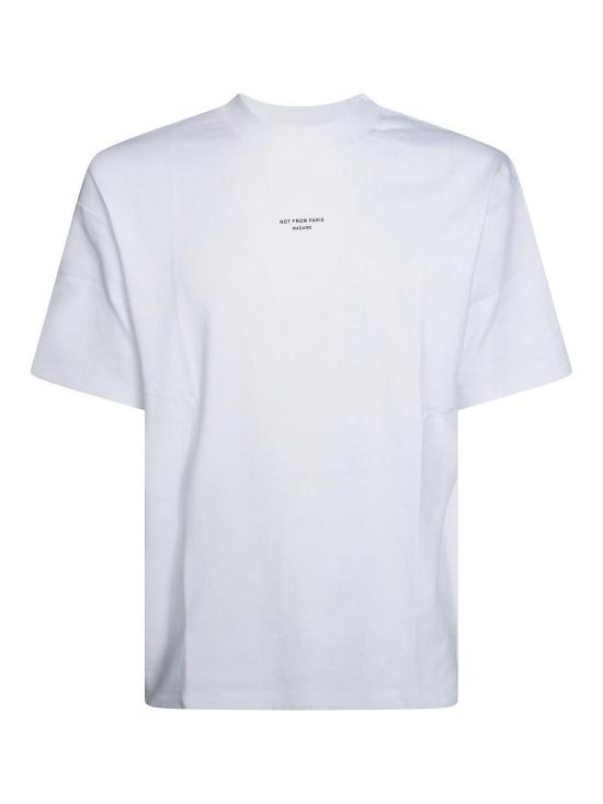 26FW 드롤드무슈 반팔 티셔츠 PERMTS202CO002OPW WHITE