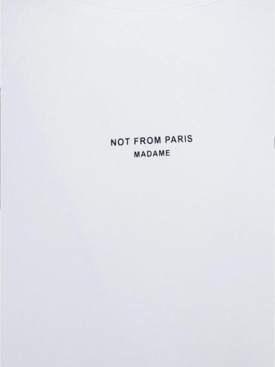 26FW 드롤드무슈 반팔 티셔츠 PERMTS202CO002OPW WHITE - DROLE DE MONSIEUR
