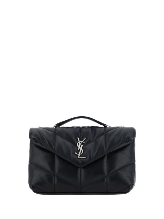 26FW 생로랑 토이 푸퍼 소프트 나파 램스킨 숄더백 7593371EL00 1000 BLACK
