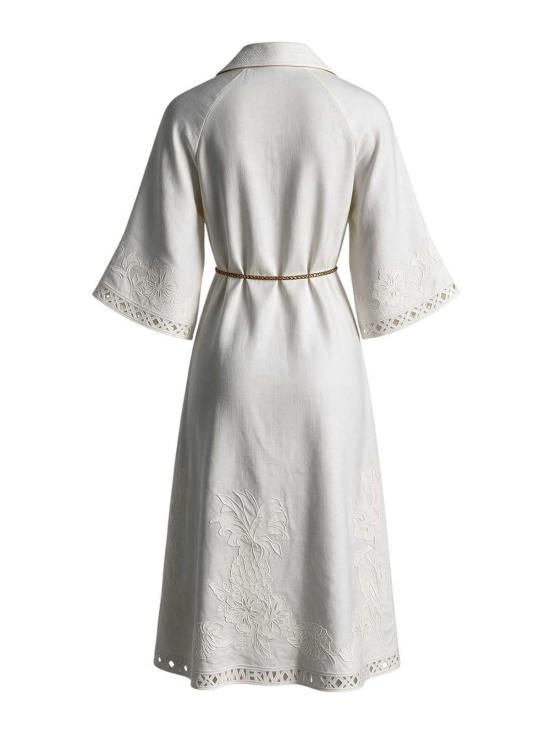 26FW 짐머만 롱 원피스 7834DSS262IVO Cream - ZIMMERMANN