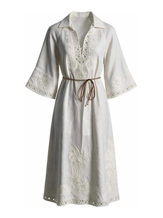 26FW 짐머만 롱 원피스 7834DSS262IVO Cream