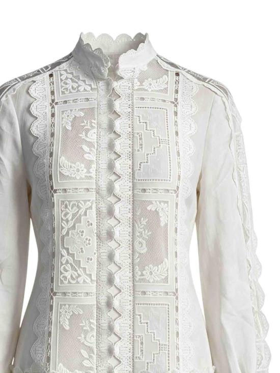 26FW 짐머만 블라우스 8731TSS261IVO White - ZIMMERMANN