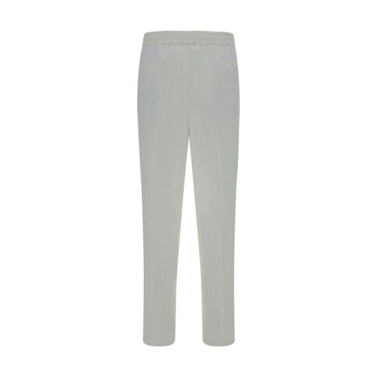 26SS 브루넬로 쿠치넬리 팬츠 BRM243DE1710C2200BB WHITE - BRUNELLO CUCINELLI