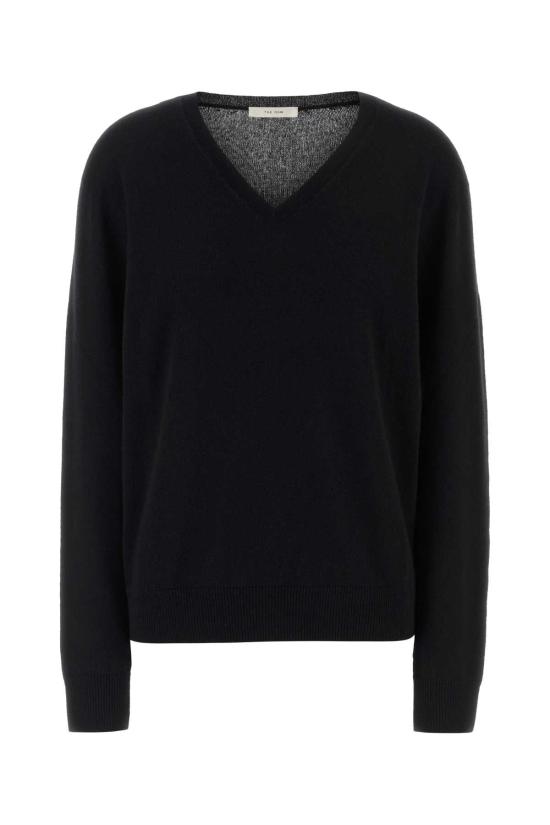 26FW 더로우 스웨터 R000627Y166 BLK BLACK