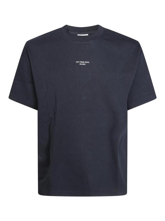 26FW 드롤드무슈 반팔 티셔츠 PERMTS202CO002BL BLACK