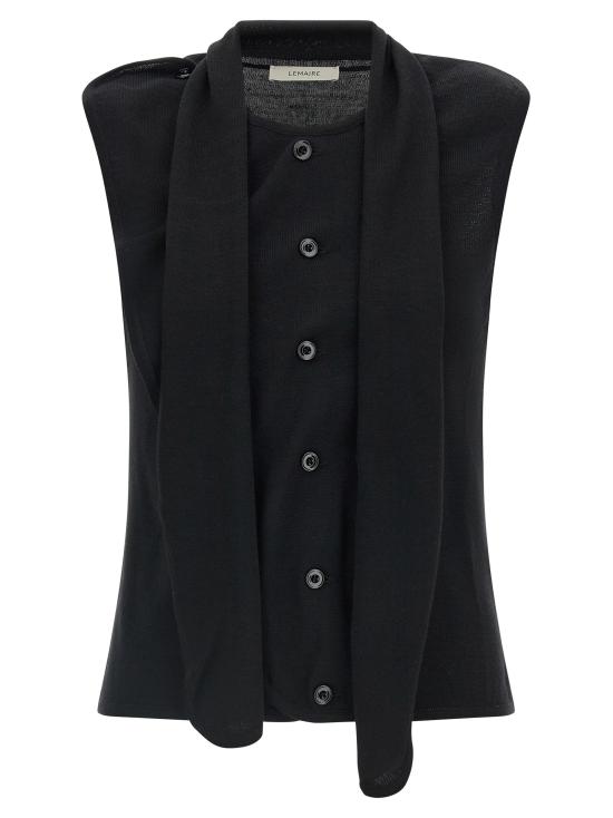 26FW 르메르 베스트 LE339682BM BLACK