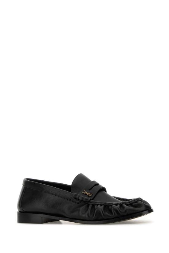26FW 생로랑 매트 레더 서플 르 로퍼 83947125VAA 1000 BLACK - SAINT LAURENT