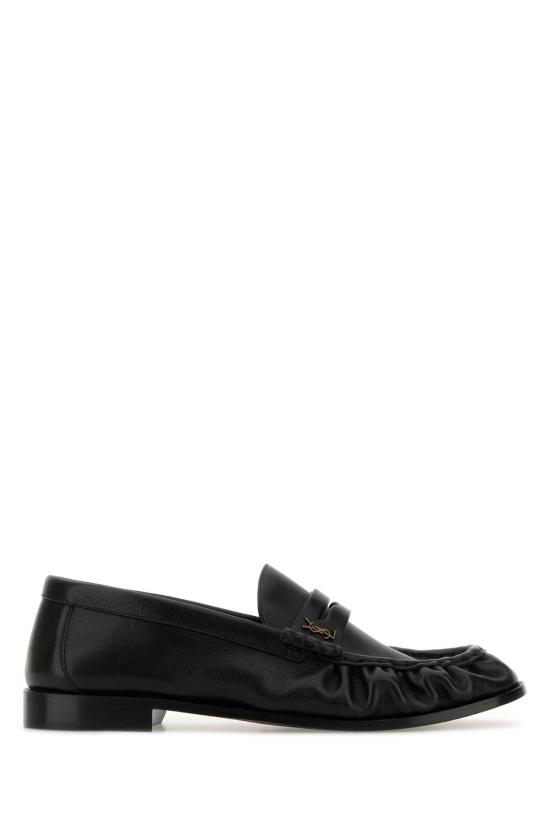 26FW 생로랑 매트 레더 서플 르 로퍼 83947125VAA 1000 BLACK