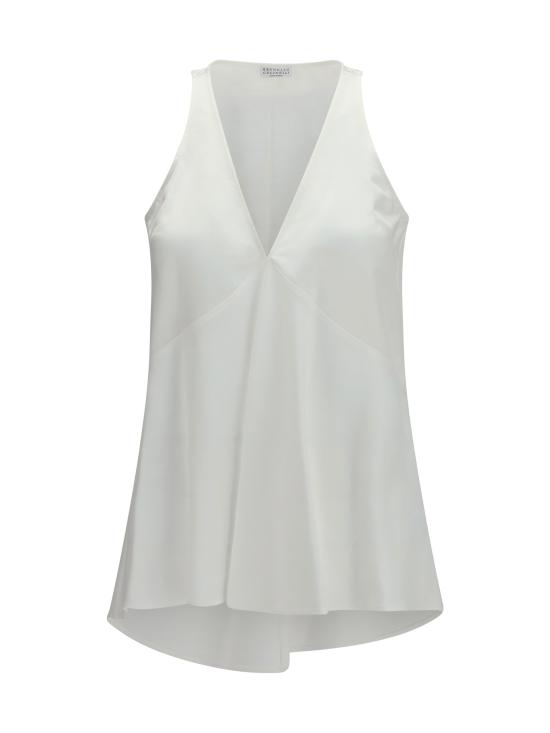 26SS 브루넬로 쿠치넬리 블라우스 MH530DX702 C600 WHITE