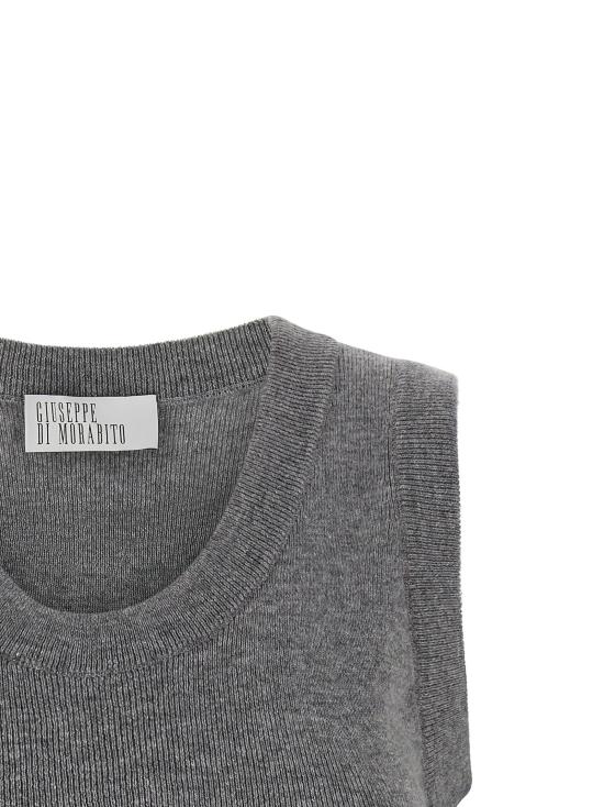 26FW 쥬세페 디 모라비토 민소매 티셔츠 GI340357BM GRAY - GIUSEPPE DI MORABITO