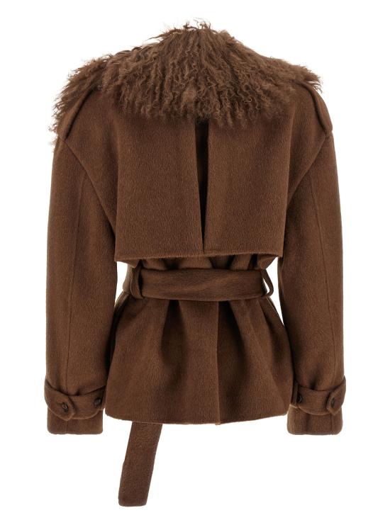 26FW 쥬세페 디 모라비토 코트 GI340247BM BROWN - GIUSEPPE DI MORABITO