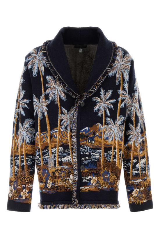 26FW 알라누이 니트웨어 LMHB039E26KNI0034684 MIDBLUM NAVY