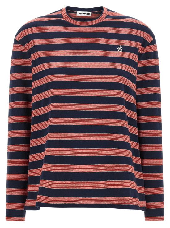 26FW 질샌더 폴로 티셔츠 JI340055BM NAVY