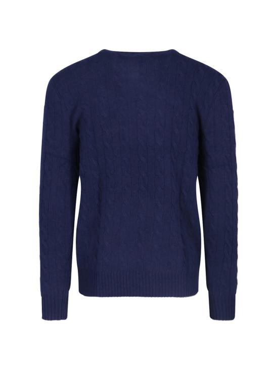 26FW 폴로 랄프로렌 케이블 니트 스웨터 710 876762 002 BLUE - POLO RALPH LAUREN