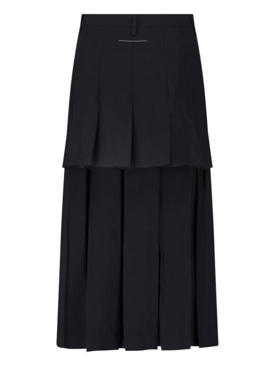 26FW MM6 메종마르지엘라 미디 스커트 S62ME0048 M35436 900 Black - MM6 MAISON MARGIELA