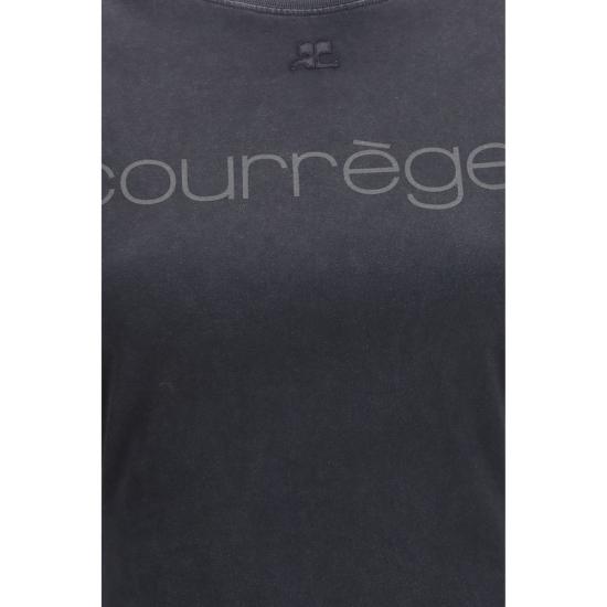 26FW 쿠레쥬 폴로 티셔츠 CO326JTS275JS0305B126BB BLACK - COURREGES