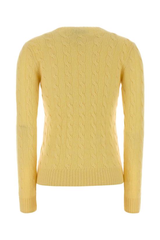 26FW 폴로 랄프로렌 폴로 자수 케이블 니트 스웨터 211971865 007 YELLOW - POLO RALPH LAUREN