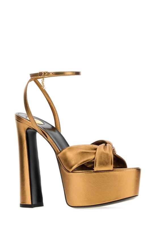 26FW 생로랑 힐/펌프스 869730AAGWT 7605 GOLD - SAINT LAURENT