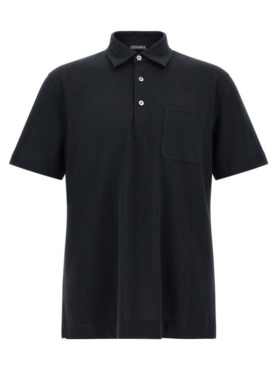 26FW 에르메네질도제냐 탑 ZE340476BM BLACK