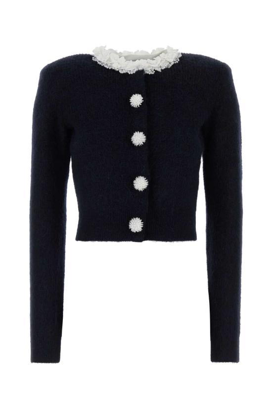 26FW 셀프 포트레이트 스웨터 AW26176TN NAVY
