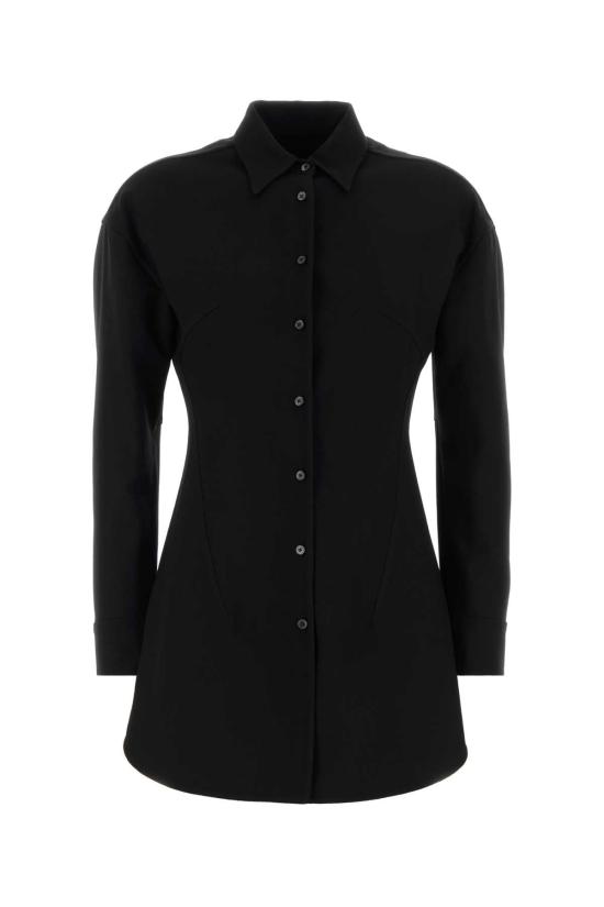 26FW 질샌더 셔츠 J03DL0236J40399 001 BLACK