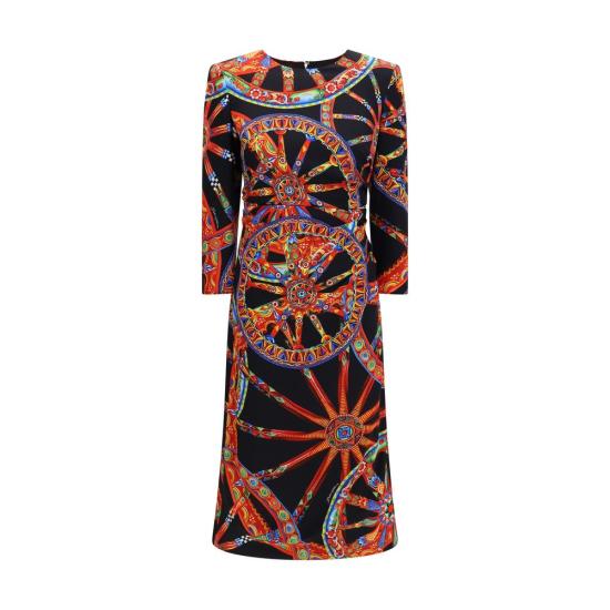 26FW 돌체앤가바나 원피스 DOF60ACTFSA9UHN6CLBB MULTICOLOR