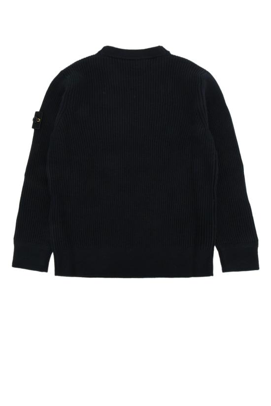 26FW 스톤 아일랜드 주니어 컴퍼스 패치 리브드 스웨터 L2S165100010S0C02 V0020 NAVY - STONE ISLAND