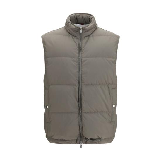 26FW 브루넬로 쿠치넬리 베스트 BRMV4081611CDX44BB GRAY