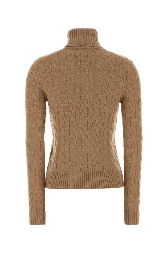 26FW 폴로 랄프로렌 울 캐시미어 케이블 니트 터틀넥 211888686 006 CAMEL - POLO RALPH LAUREN