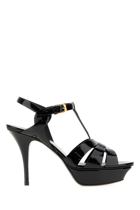 26FW 생로랑 트리뷰트 플랫폼 샌들 315490AAAOW 1000 BLACK