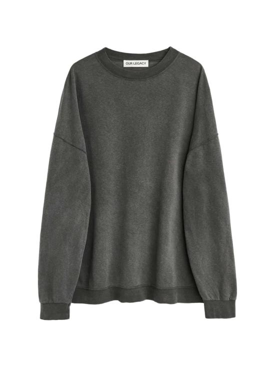 26FW 아워레가시 SLACK 슬랙 스웨트셔츠 M2266 SW WASHED BLACK