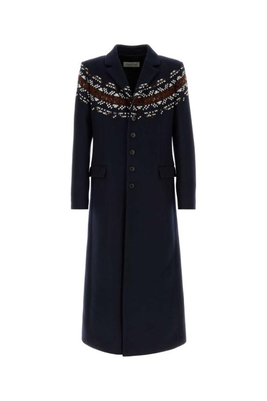 26FW 드리스 반 노튼 코트 2620202384216 509 NAVY