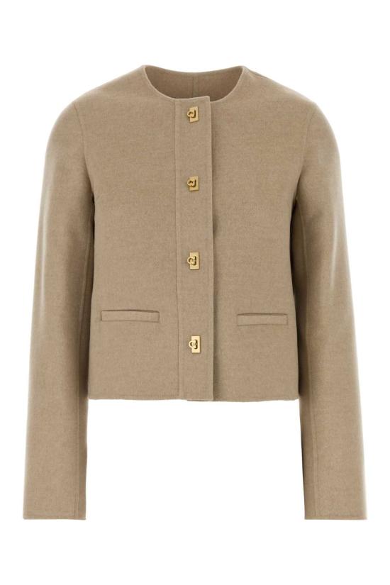 26FW 살바토레 페라가모 스웨터 13I627796648 CHATMELANGE BEIGE