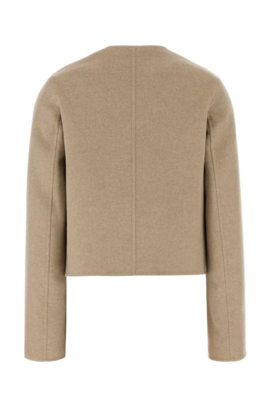 26FW 살바토레 페라가모 스웨터 13I627796648 CHATMELANGE BEIGE - SALVATORE FERRAGAMO