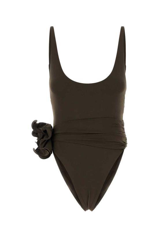 26FW 마그다뷰트림 비치웨어 640726 BROWN