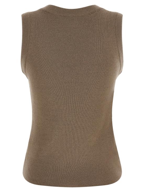 26FW 쥬세페 디 모라비토 민소매 티셔츠 GI340356BM BEIGE - GIUSEPPE DI MORABITO