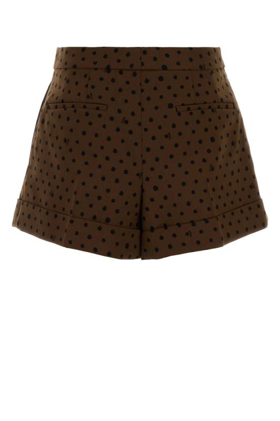 26SS 펜디 프린트 울 쇼츠 FR6690AW7E F1UKN BROWN - FENDI