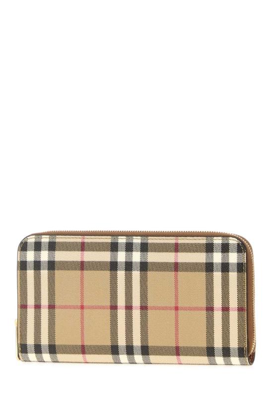 26FW 버버리 체크 지퍼 지갑 8109812 A9534 BEIGE - BURBERRY