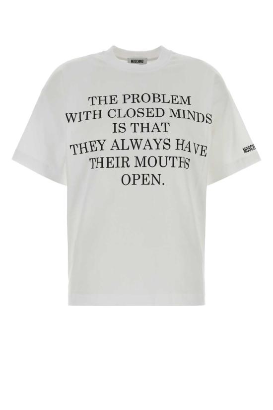 26FW 모스키노 탑 262D07135441 1001 WHITE