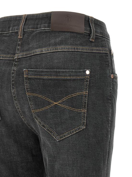 26FW 브루넬로 쿠치넬리 데님 팬츠 BR339892BM GRAY - BRUNELLO CUCINELLI