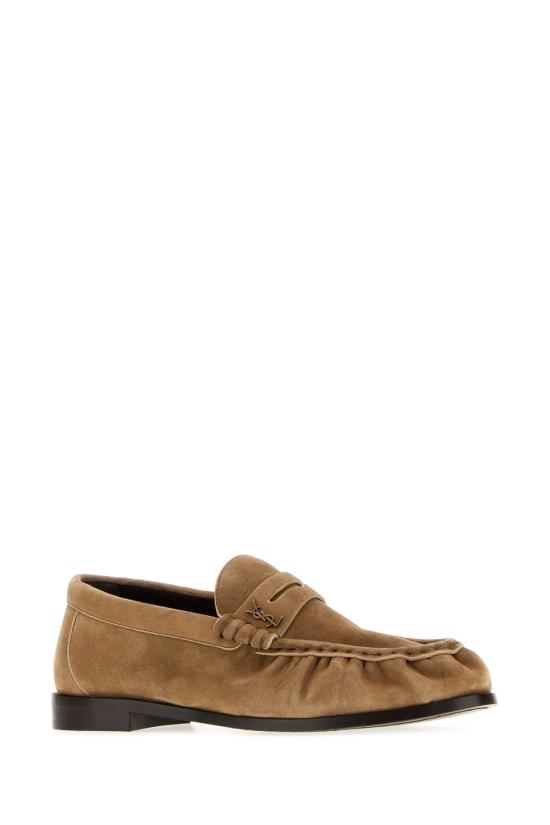 26FW 생로랑 르 로퍼 수플 수에드 A001MM27DTT 9741 BEIGE - SAINT LAURENT