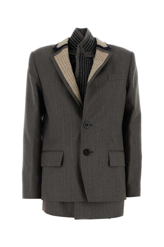 26FW 사카이 자켓 2608632 601 BROWN
