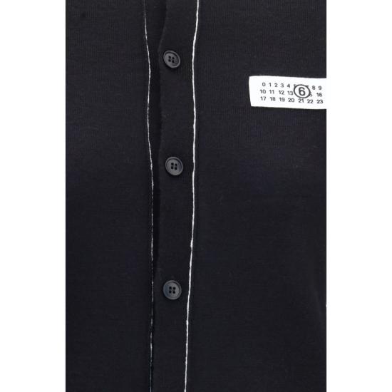 26FW MM6 메종마르지엘라 가디건 MMS52HP0044M13037900BB BLACK - MM6 MAISON MARGIELA