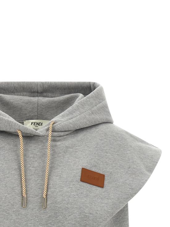 26FW 펜디 긴팔 티셔츠 FE339687BM GRAY - FENDI