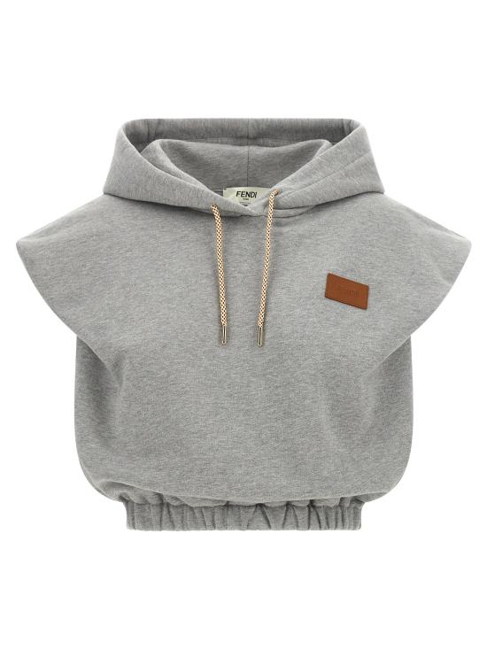 26FW 펜디 긴팔 티셔츠 FE339687BM GRAY