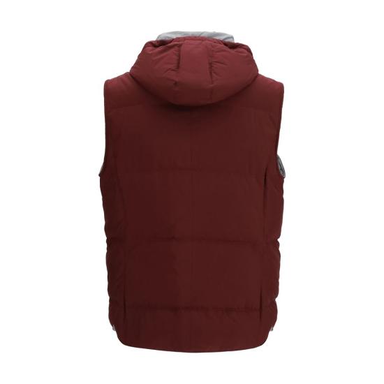 26FW 브루넬로 쿠치넬리 베스트 BRMV4081628CWB13BB BORDEAUX - BRUNELLO CUCINELLI