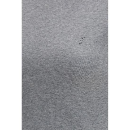 26FW 생로랑 폴로 티셔츠 SA869630Y38BD1403BB GRAY - SAINT LAURENT